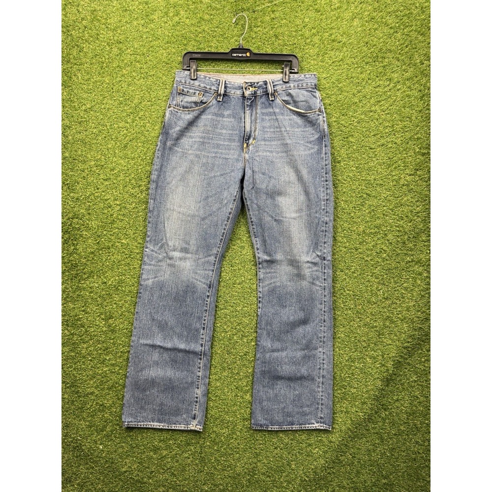 Vintage X2 Jeans Mens 33x32 Blue M22 Classic Regular Rise Bootcut Denim Casual